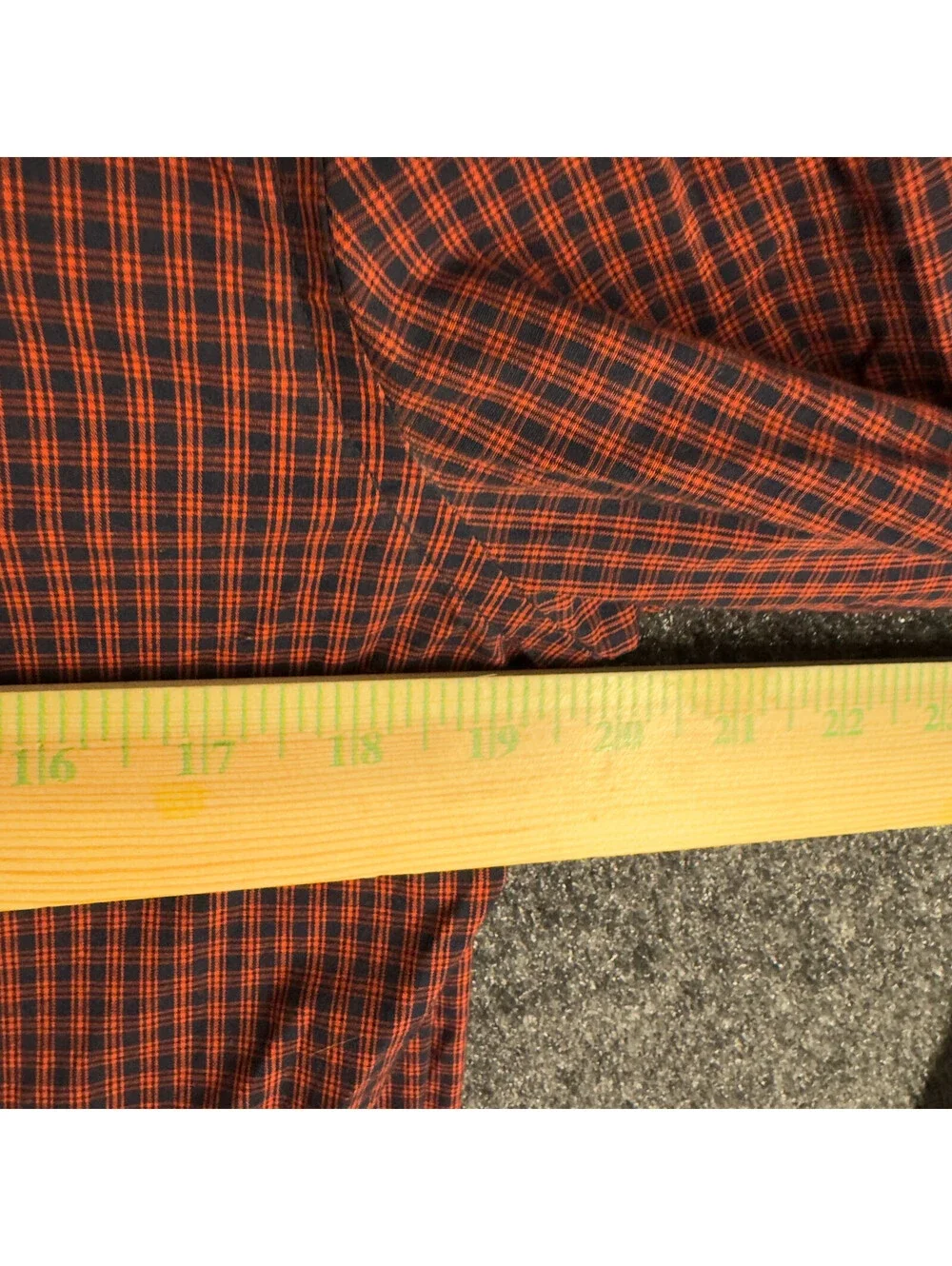 Banana Republic Shirt Men M Medium Red Plaid Button Up Wrinkle Resistant Slim